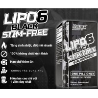 Lipo-6 Black Stim-free – Giảm cân không chất kích thích